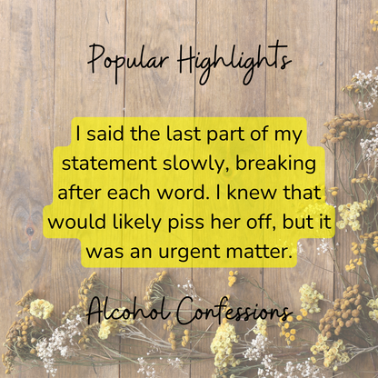 Alcohol Confessions: A Second Chance Romance